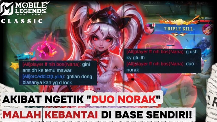 DIKATAIN DUO BUCIN NORAK?! Auto Brutal LOCK NANA Sampai Rata Di BASE MUSUH! 🫪💀