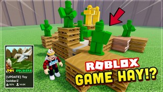 Chú Ý Game Thủ Thành Mới Này...Có Thể Gây Nghiện!? - Roblox Toy SoldierZ