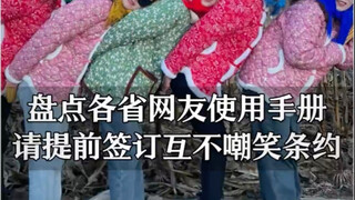 A Handbook for Netizens from Each Province—Please Sign a Mutual No-Teasing Agreement in Advance #Dia