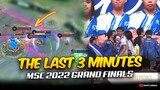 THE LAST 3 MINUTES OF MSC 2022 GRAND FINALS 🏆