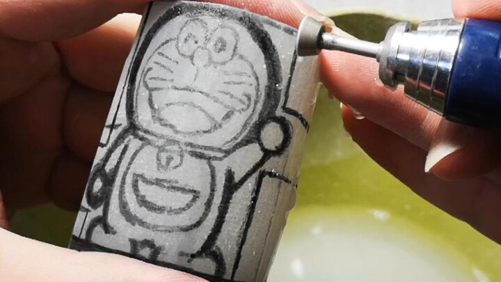 Doraemon: Recreating Childhood Classics with Stone Figurines
