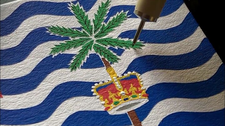 قلة من الناس تعرف هذه العلم الوطني【صناعة الأعلام】