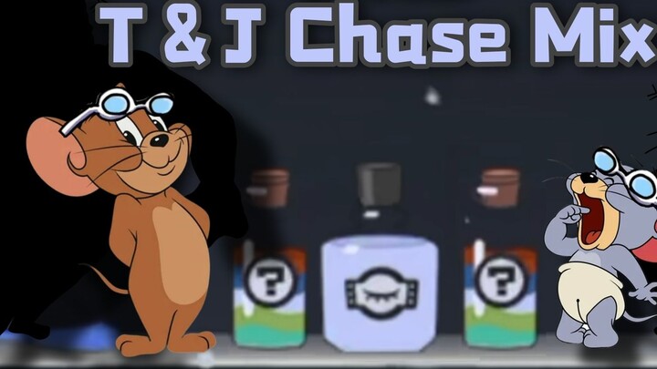 [FNF/Cat and Mouse Mobile Game/Vs Impostor] Invisibility Drink Guards (Who T&J Chase Mix)