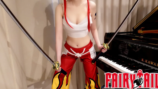 FAIRY TAIL ธีมหลัก & ธีมหลัก -Piano ver- Yasuharu Takanashi เปียโน