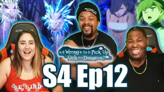 Is it wrong to pick up girls in the dungeon DanMachi Reaction! Season 4 Episode 12