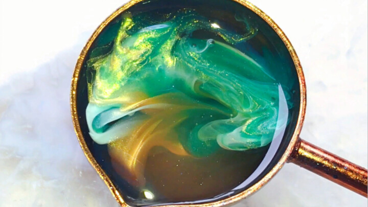 【Y】Gold and jade mixed color-sealing wax