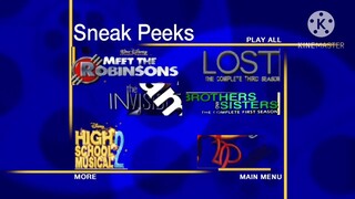 Sneak Peeks Menu to Underdog 2007 DVD (September 18, 2007 version)