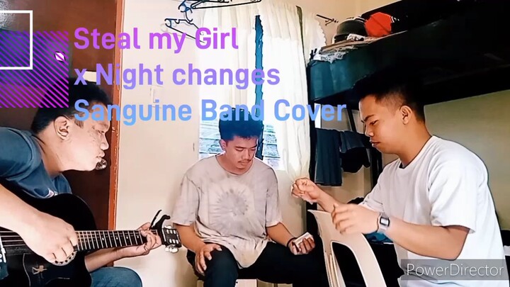 Sanguine Band Cover. steal my girls x night changes. jam with my friends☺️