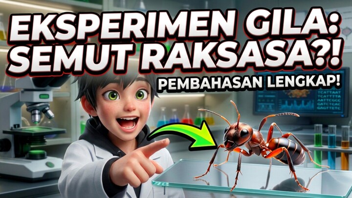 EKSPERIMEN GILA: Rahasia Kekuatan Semut Raksasa! 🐜✨