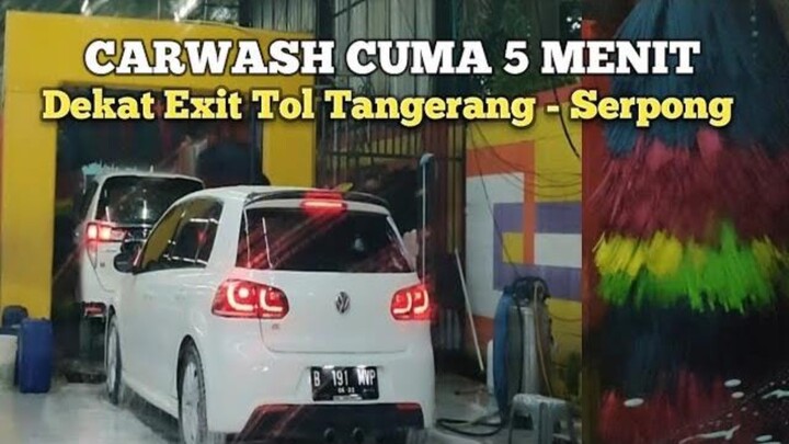 Tempat Cuci Mobil Express dekat Exit Tol Tangerang - Serpong
