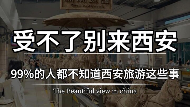 受不了这些千万别来西安旅游
