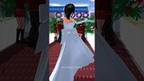 Marry On a Cross Part 4 : A Yandere Love Story Marry Me Senpai in Sakura School Simulator #shorts