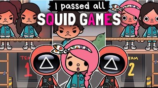 I PASSED ALL THE SQUID GAMES!! 🦑 | Story Toca Life World