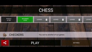 Chess (Chess Prince) - Android Games - Beginner Level (with analysis)