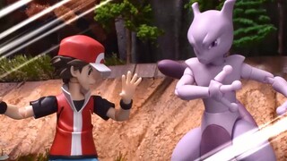 [Stop Motion Animation] Mewtwo sebenarnya dikalahkan seperti ini? Jangan pernah berdiri di sebelah k