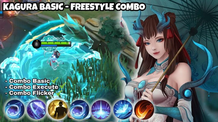 LENGKAP! TUTORIAL COMBO KAGURA DARI BASIC SAMPAI FREESTYLE - MOBILE LEGENDS