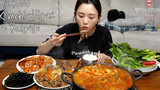 อาหารเกาหลีที่บ้านเสียงจริงASMR MUKBANG