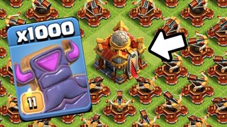 Latest New Clash of Clans 1000 Giant VS X Bow Super Challenge