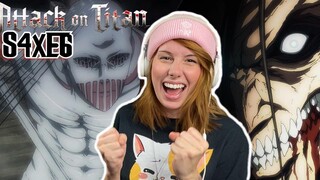 THE WARHAMMER TITAN VS EREN YEAGER | Attack On Titan Season 4 Episode 6 | REACTION