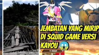 THE REAL JEMBATAN SQUID GAME VERSI KAYOU 😱