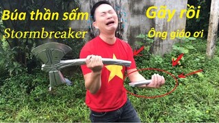 ĐÚC BÚA CỦA THẦN SẤM THOR'S STORMBREAKER VS TIVI VÀ CÁI KẾT GÃY BÚA