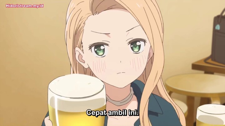 EP 8 - Para yuri mabok Botan Kamiina Fully Blossoms When Drunk Sub Indo
