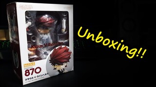 Nendoroid Blood Blockade Battlefront & Beyond Klaus Von Reinherz Unboxing