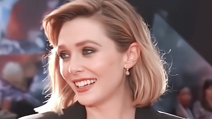 Ms. Olsen attended the premiere of "Wanda's Search for Love" in a black dress, exuding a strong aura