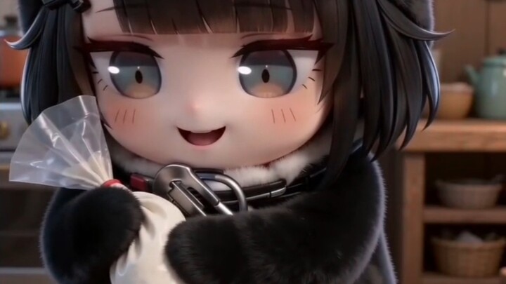 เพนกวินตัวเล็กกับเค้ก