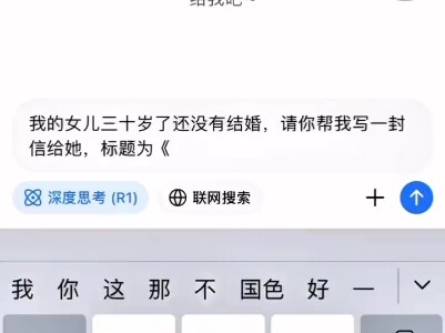 ดีปสกี ลูกสาวของผมอายุสามสิบแล้วก็ยังไม่ได้แต่งงาน ช่วยเขียนจดหมายถึงเธอให้หน่อย โดยตั้งชื่อว่า “ถ้า