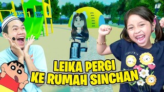 24 JAM LEIKA PERGI KE RUMAH SINCHAN 😨😱 SINCHAN ROBLOX GAME [ROBLOX INDONESIA]