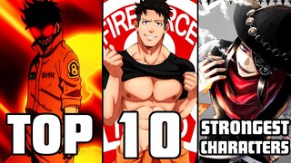 Top 10 Strongest Fire force Characters