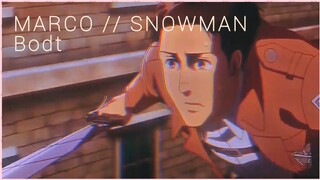 ☆Snowman☆ || Marco Bodt Edit || Attack on Titan