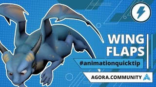 ⚡Proper Wing Flap Technique | Animation Quicktip