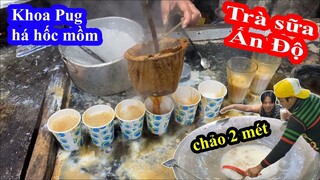 Gà Rán, Trà Sữa Ấn Độ Khổng Lồ có 102 - Khoa Pug đứng hình với cách làm - GrandPa Chicken India 2020