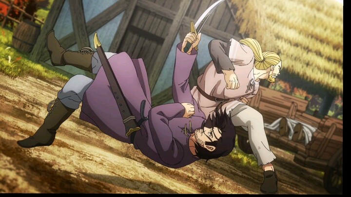 Thorfinn vs snake full fight