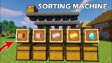 How to Make Automatic Sorting Machine in Minecraft 1.17