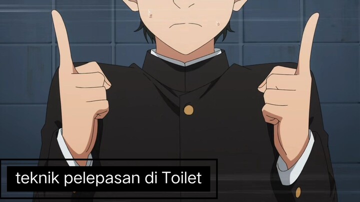 #KompetisiKreasiUnggahan3 , menggunakan teknik pelepasan di Toilet