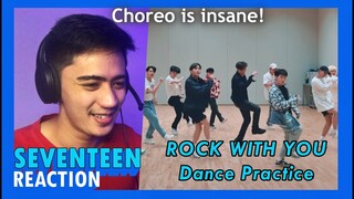 FIRST TIME REACTING to SEVENTEEN Dance Practice - ROCK WITH YOU Choregraphy Video REACTION!