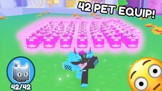 Hướng dẫn anh em Trang bị max 42 pets thay vì 21 con Roblox Pet Simulator X Updates mới