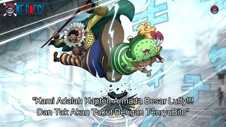 Kapten Devisi Armada Luffy emang ga kaleng - kaleng