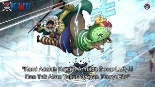 Kapten Devisi Armada Luffy emang ga kaleng - kaleng