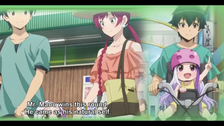 Maou และ Emi กลายเป็นพ่อแม่ที่แท้จริง ปีศาจเป็นพาร์ทไทม์! ซีซัน 2 ตอนที่ 2