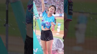 얼굴에 물맞고 욱하는 찌나뇽3 ㅋㅋㅋㅋ #김진아 #치어리더