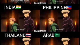 Jujutsu Kaisen dub Arab Indonesia Thailand Indonesia Philippines India English