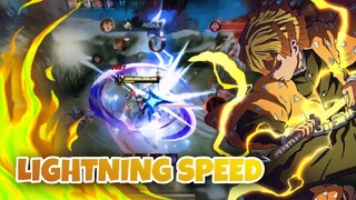 LIGHTNING SPEED ⚡️ONE OF THE FASTEST FANNY MONTAGE - Mobile Legends