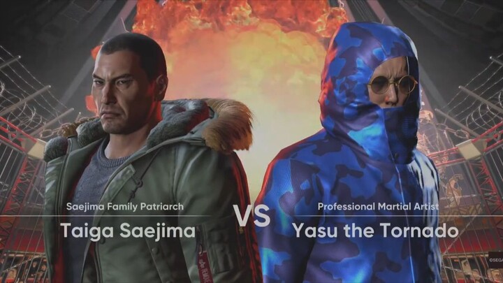 LIKE A DRAGON WHO ERASED HIS NAME _ Taiga Saejima Vs. Yosu the Tornado.