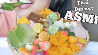 ASMR🎧ขนมไทยหวานๆ🍧🍨🍩🍪🍰🧁🍫🍬🍭🍡