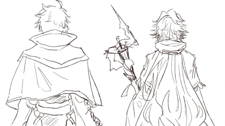 [FGO Handwritten] The Melancholy of Childhood Sweetheart [Old Sword Merlin]