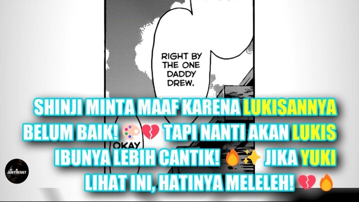 Yuki tersentuh saat anaknya melukis wajah ibunya